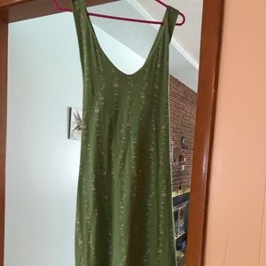 Summer cross tank dress